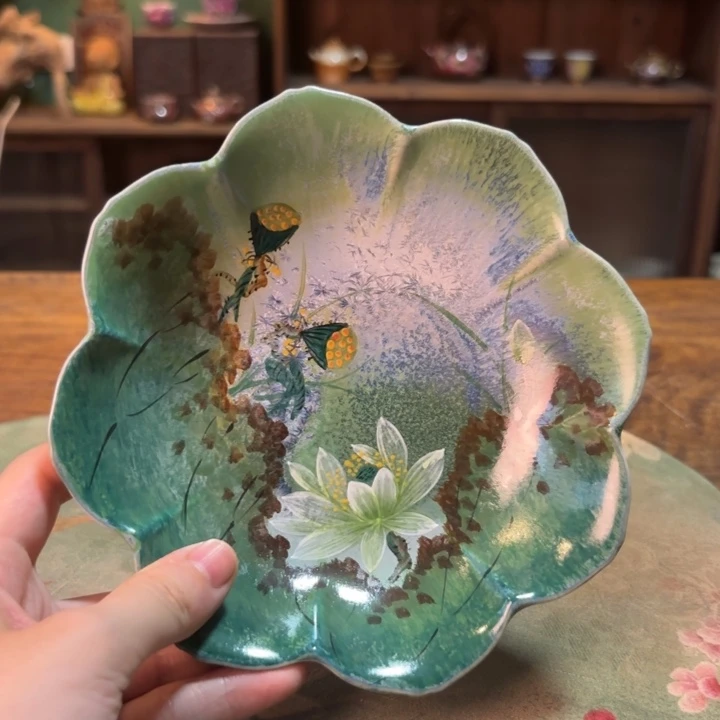 柴烧纯手工手绘陶瓷