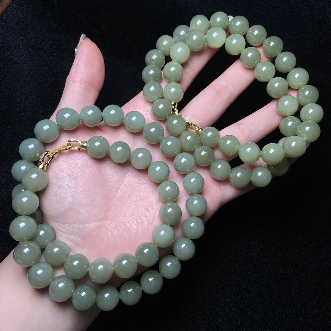 【星浩好物】和田玉项链-QT06H329【多样性发一件】11.5mm+