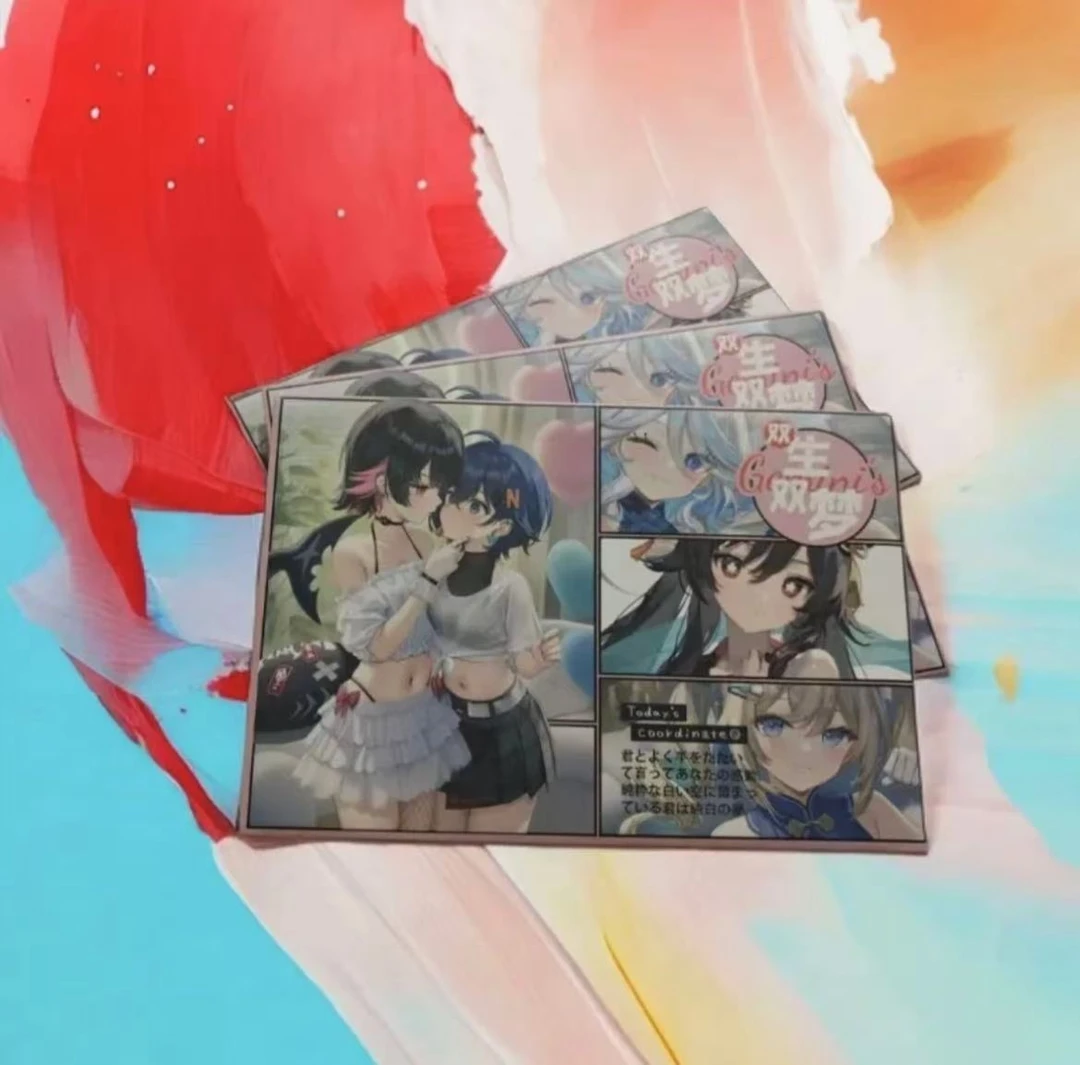 《阿宁拆卡》《双生双梦》福卡文创  A5大卡 动漫卡牌 收藏卡