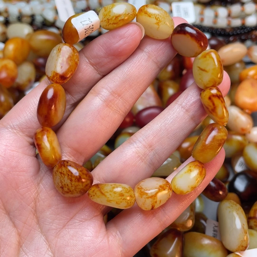 和田玉手链未镶嵌