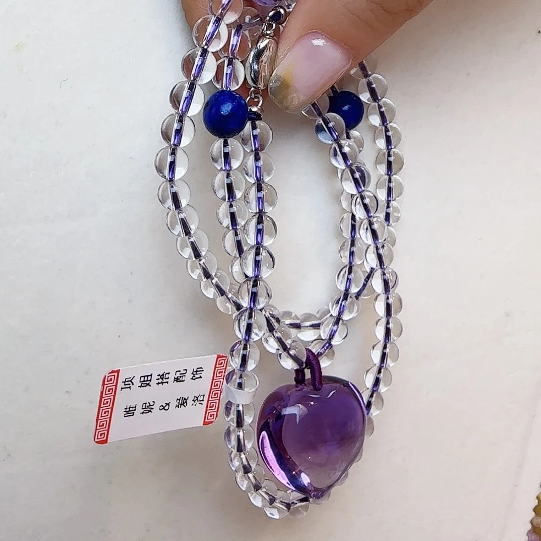 未镶嵌颈饰水晶大气上档次