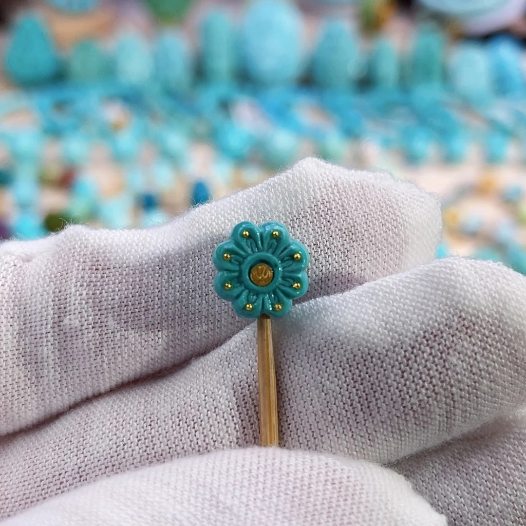 绿松石珠宝奇石未镶嵌