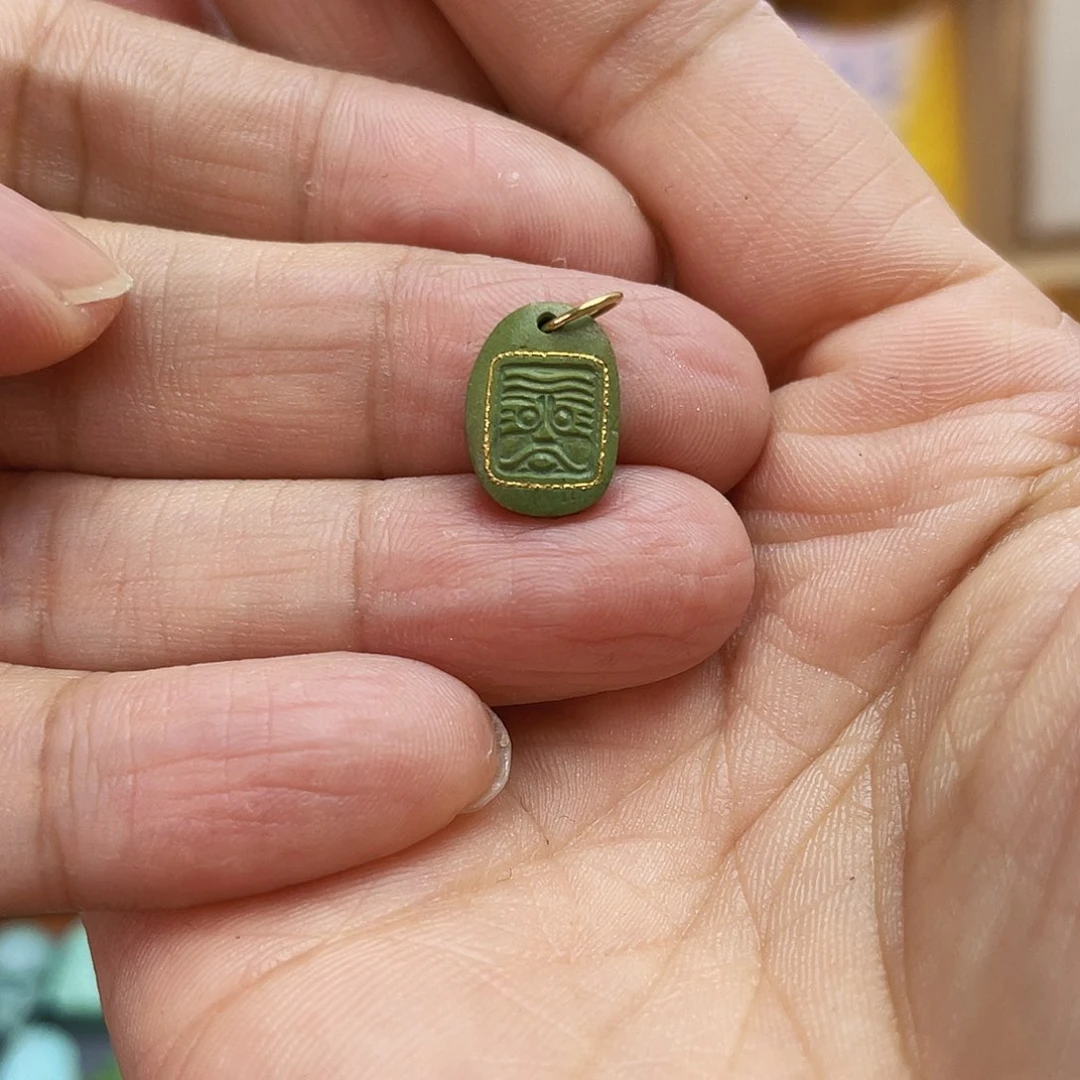 绿松石未镶嵌吊坠(不含链)