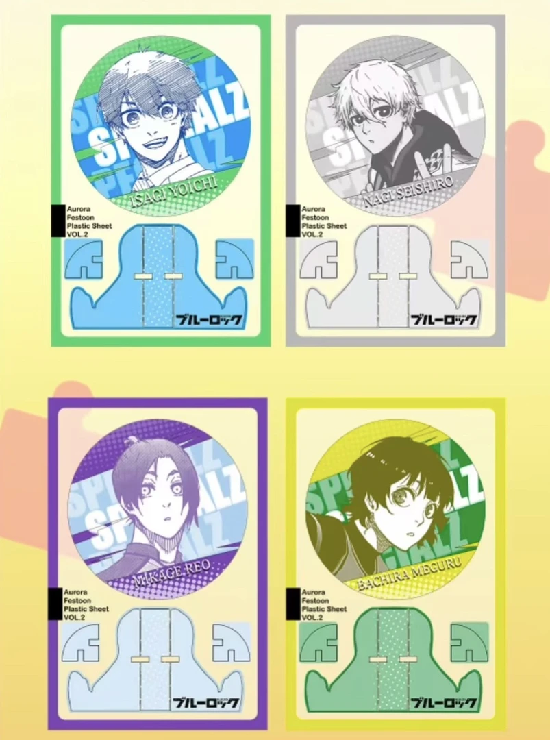 【拆包】炫彩社-《蓝色监狱》炫彩系列亚克力透卡同人盲盒