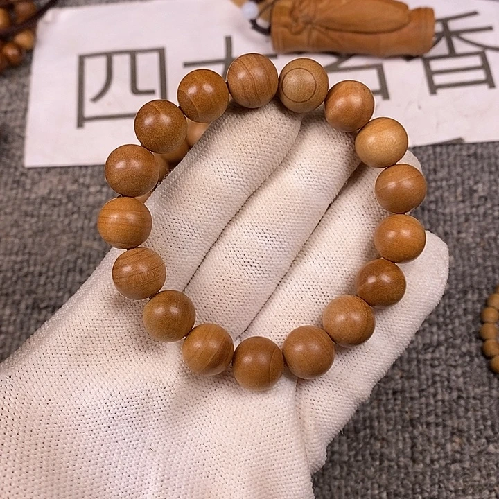 檀香木无事牌老山檀香1.2/17圆珠