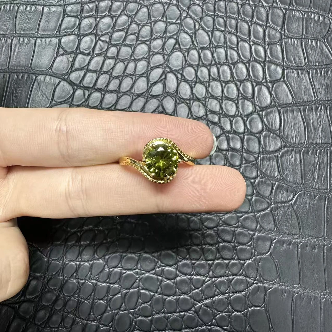 JDP1203阿鲁沙-典藏轻奢橄榄石-精工925戒指