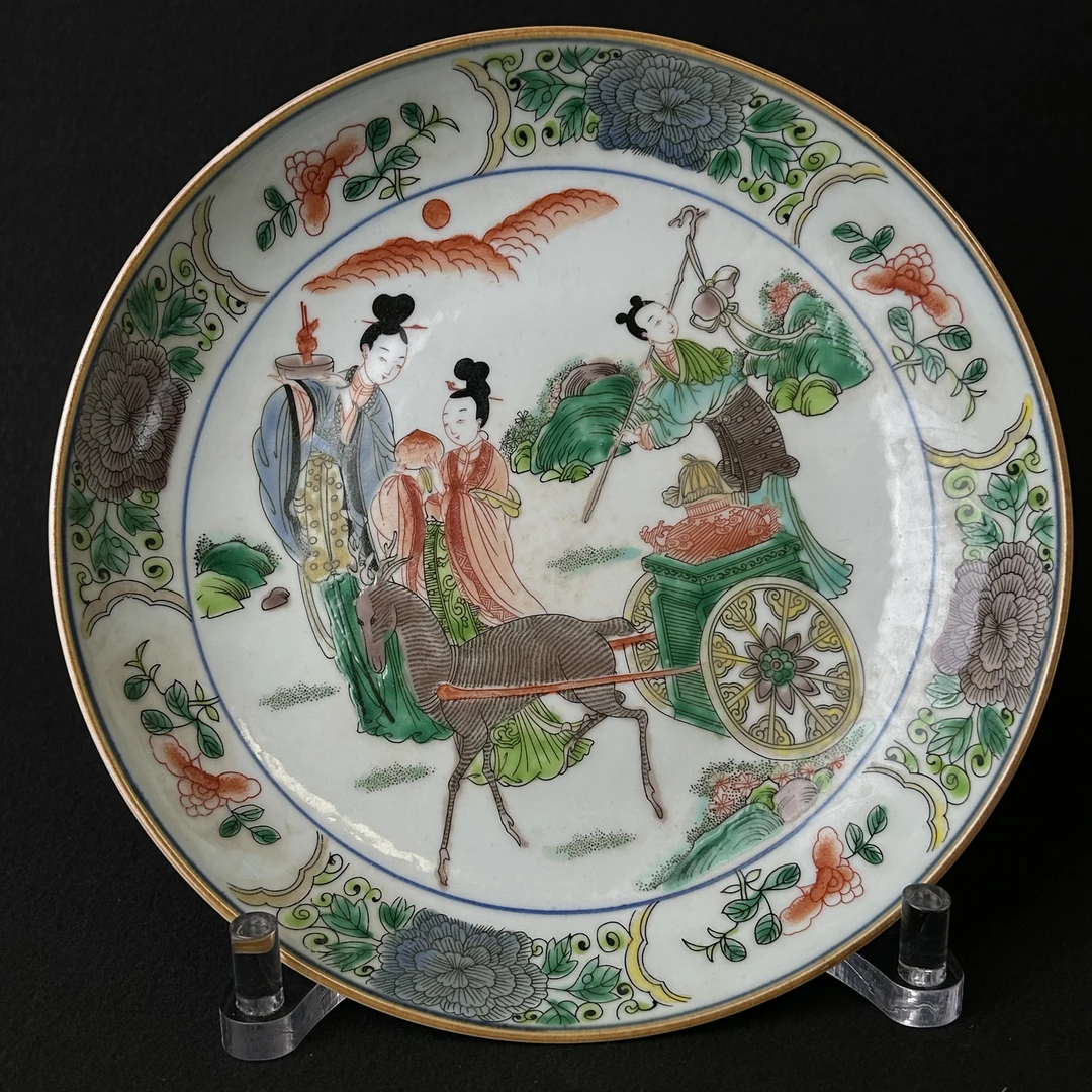 WYTCC2006-01131Q清代五彩赏盘