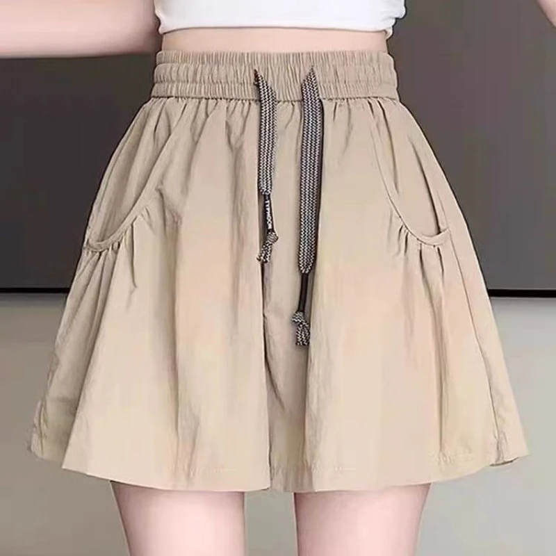 小众短裤子时髦气质显瘦直筒裤夏季潮流女新款个性设计感五分裤薄