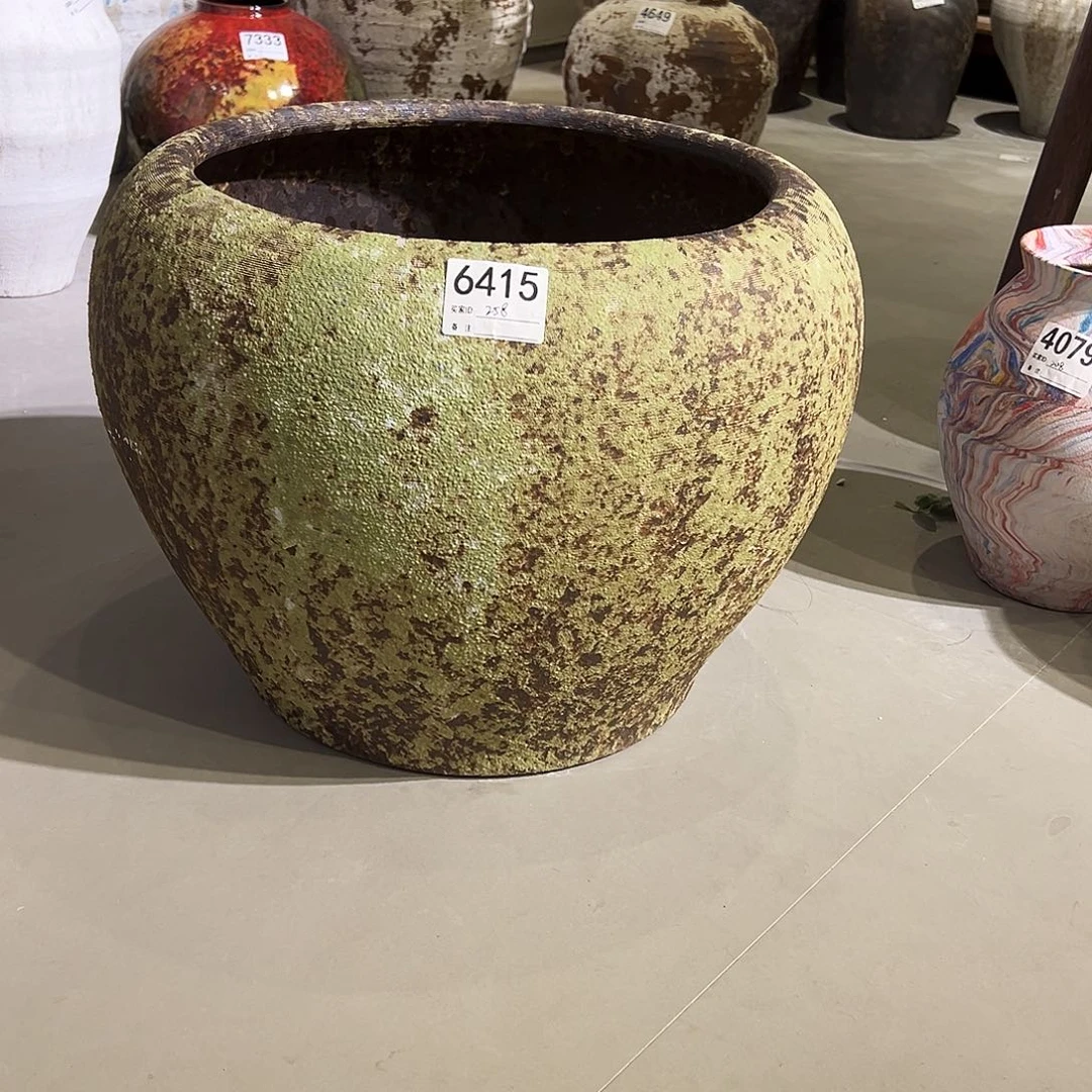 瓶已*置6415高36口35已打孔陶瓷