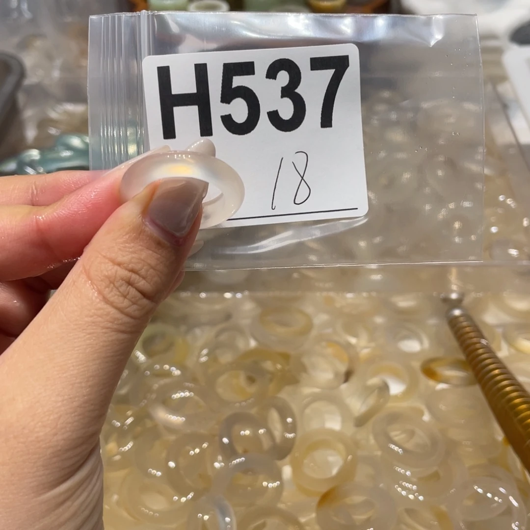 玛瑙/玉髓未镶嵌戒指537