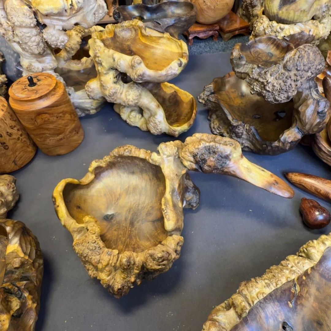 秋***行花梨木类贵黄鬼柳紫檀麻梨等硬木手作