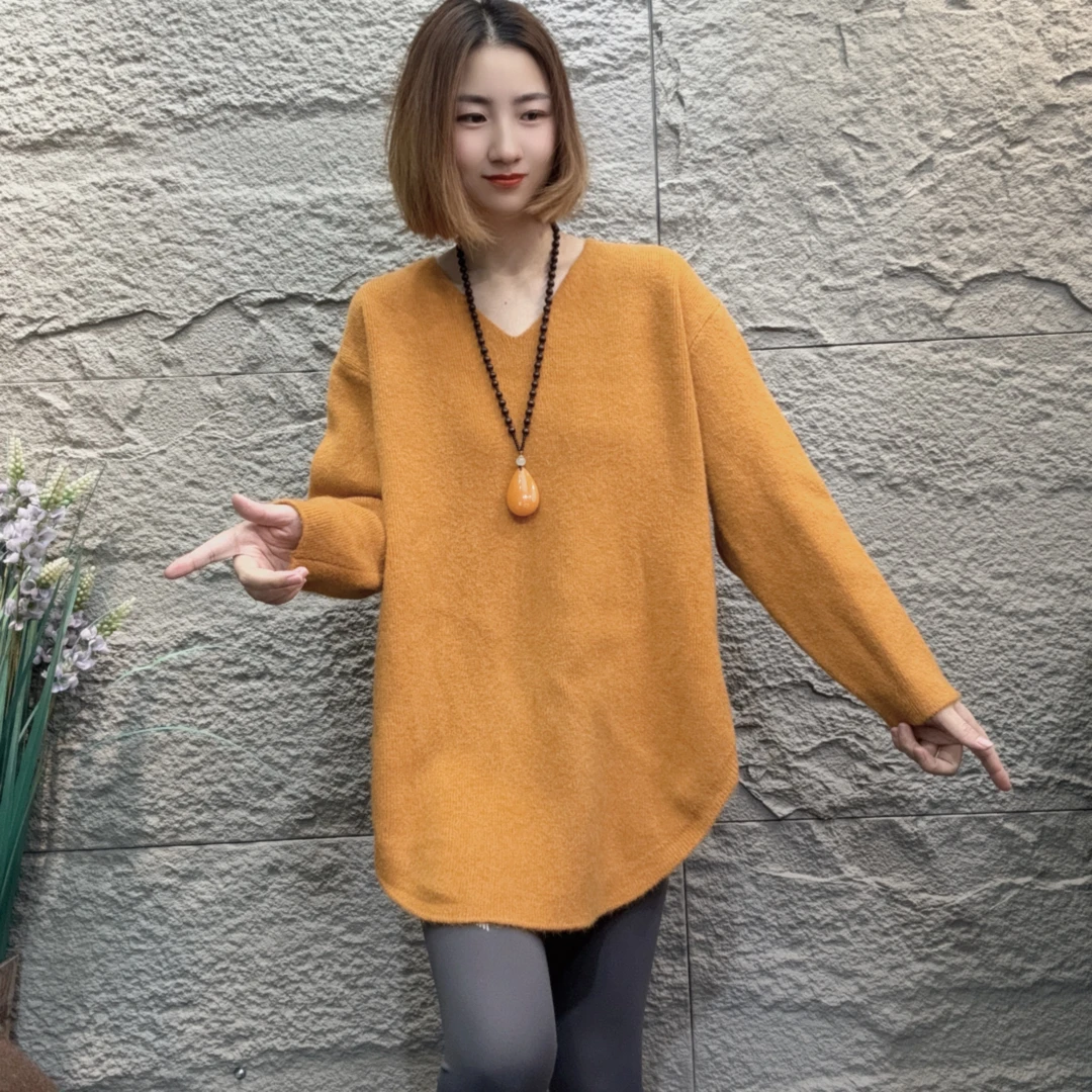 YXR秋冬新款毛衣宽松休闲时尚百搭2025潮流