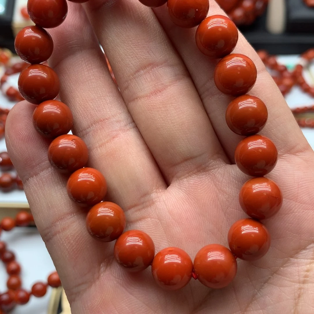 南红玛瑙手链未镶嵌