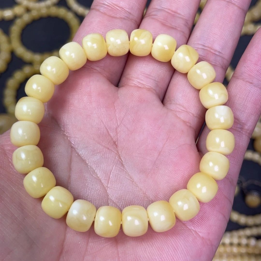 蜜蜡未镶嵌裸石蜜蜡手串9.5mm
