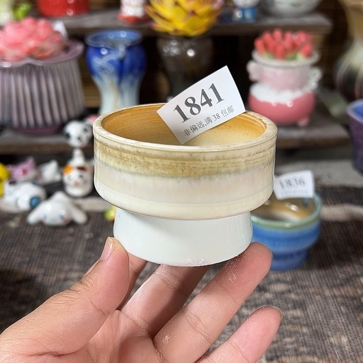 口6 手工花盆满30包邮