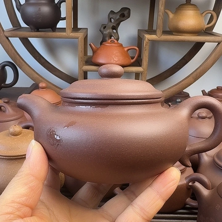 紫砂茶壶300cc仿古嫩底槽清