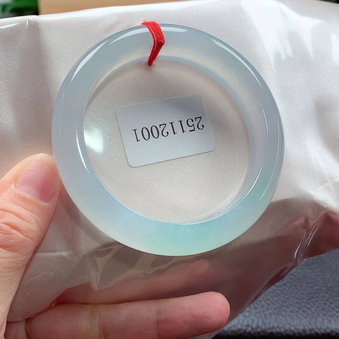 未镶嵌手镯翡翠81号，天然A货翡翠手镯