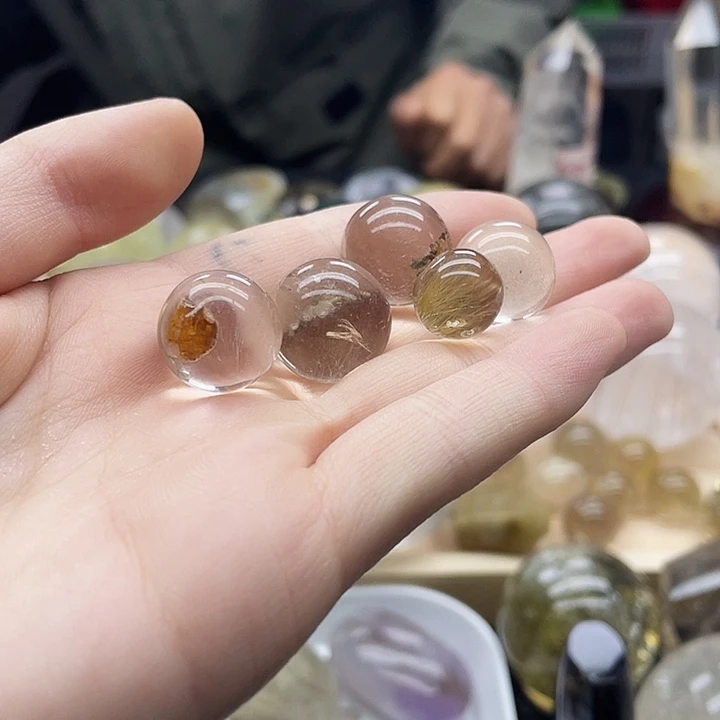 未镶嵌珠宝半成品水晶45水晶