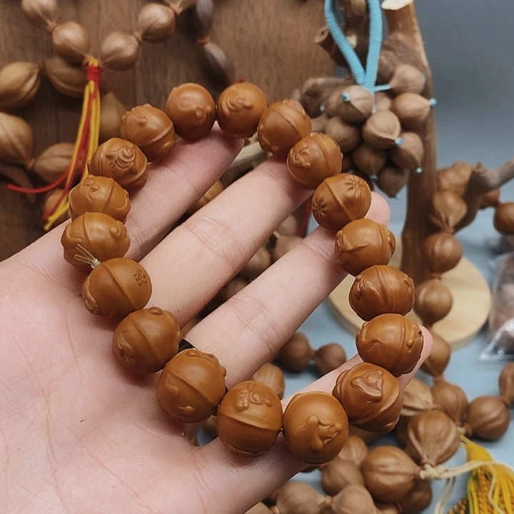 s***7手串/手链橄榄核三面无像佛