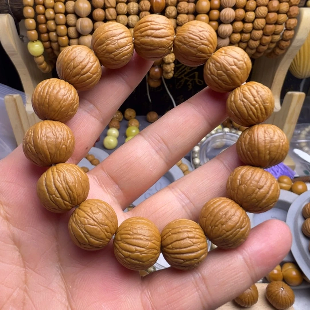 猴头核桃手串全品无暇福利原皮聚宝盆