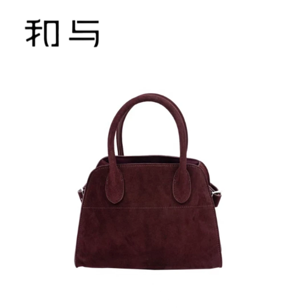 和与｜小方包 磨砂手提包暗袋轻奢质感风欧美单肩包3179-1