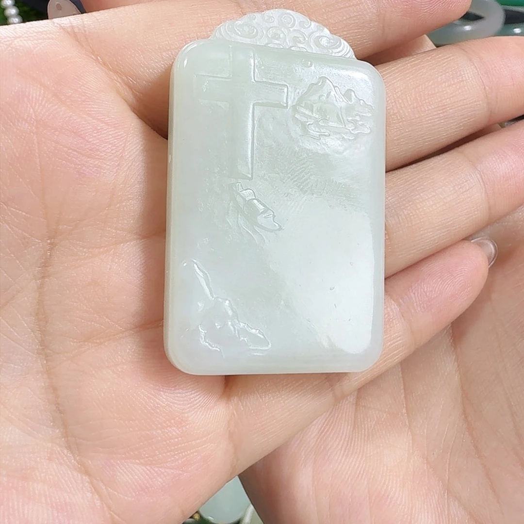 颈饰未镶嵌和田玉