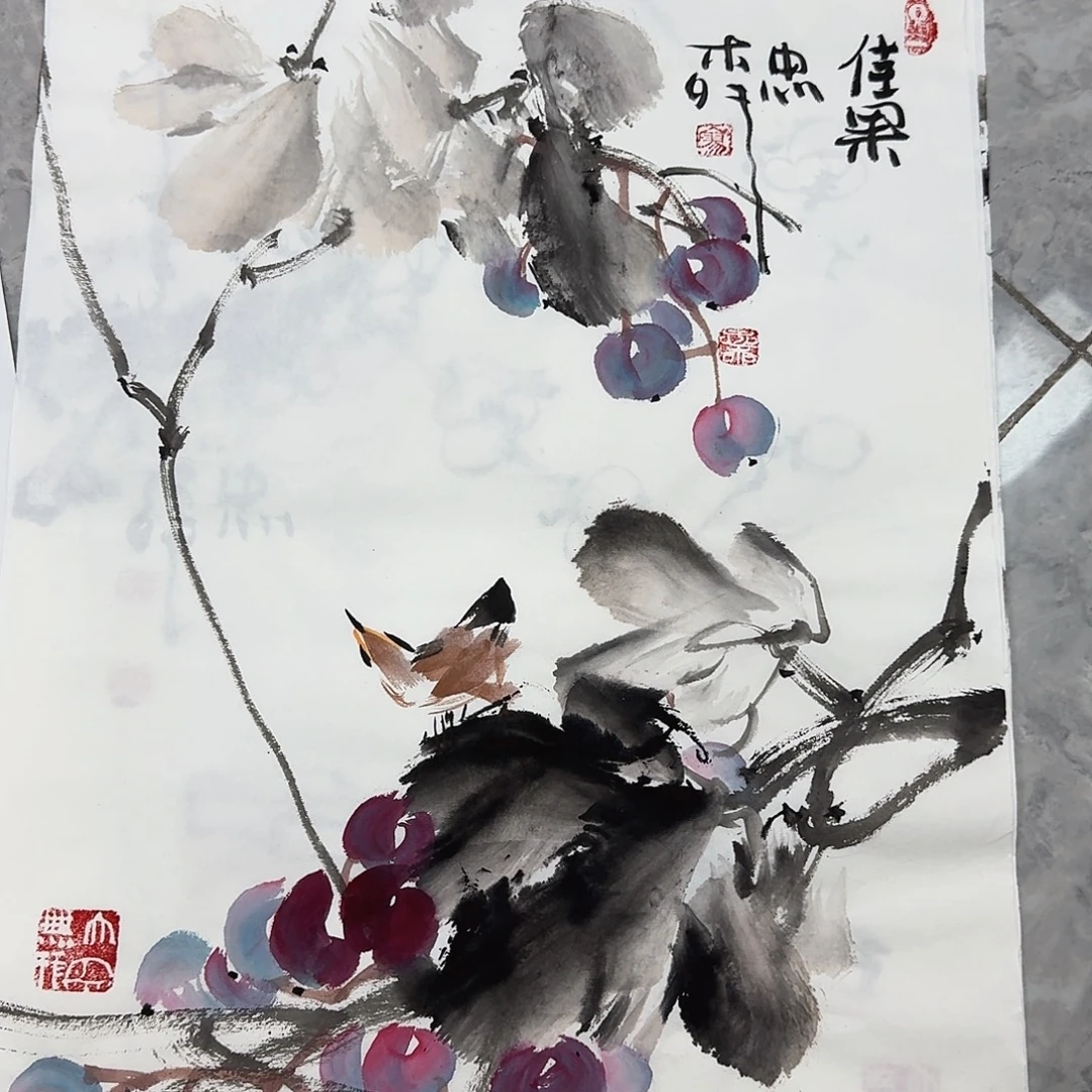 国画国画作品欣赏 35*45