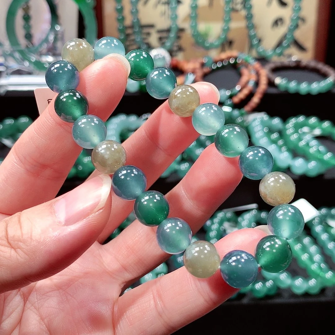 翡翠未镶嵌手链卡10