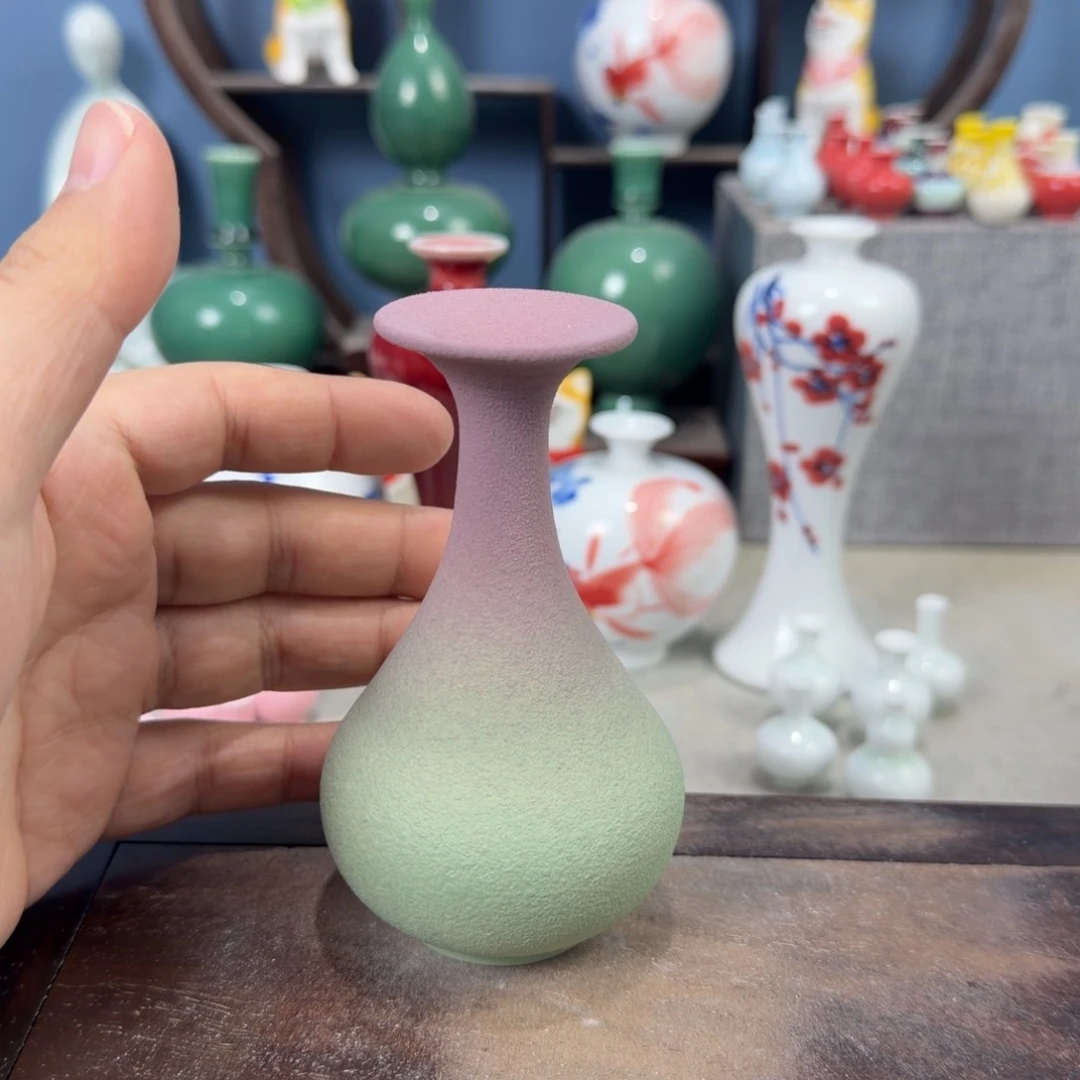 陶瓷手工小花器摆件