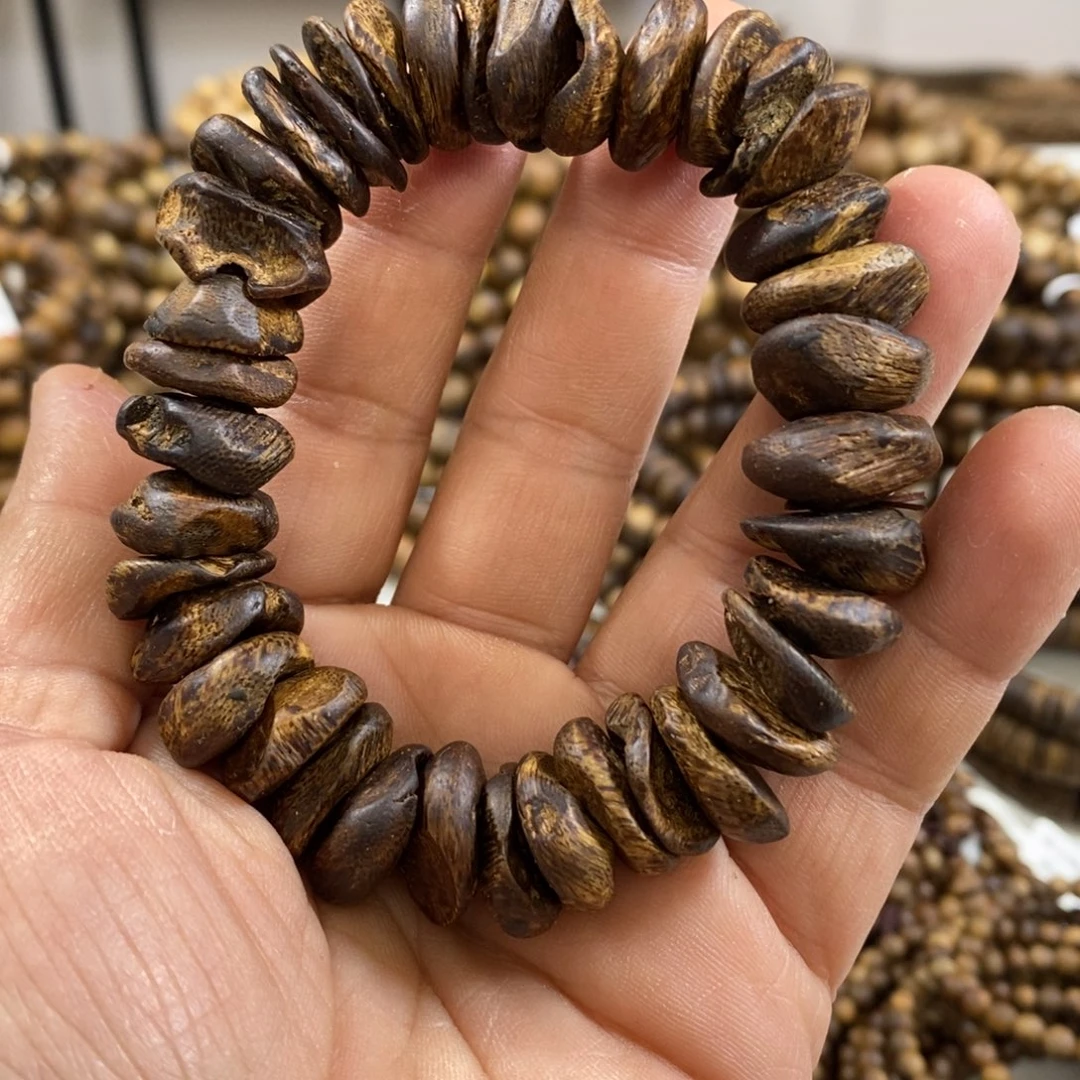 沉香手串村*人壳子单圈手串