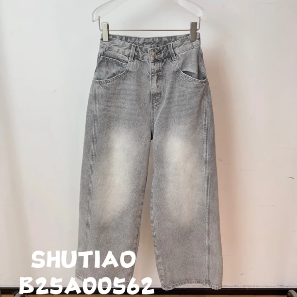 【SHUTIAO】2024秋冬：新款小众设计款牛仔裤B25A00562