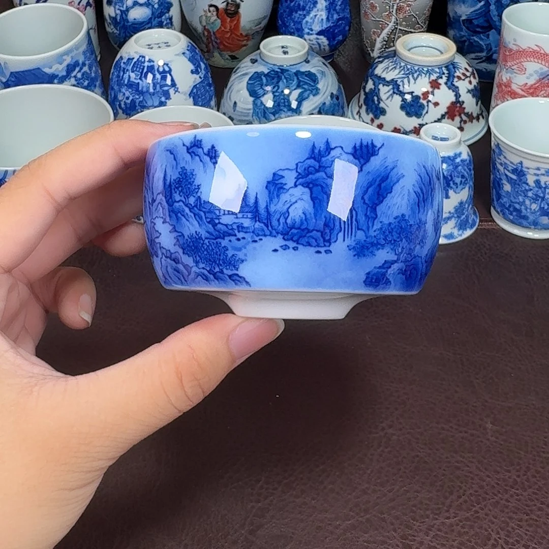 现代景德镇陶瓷杯
