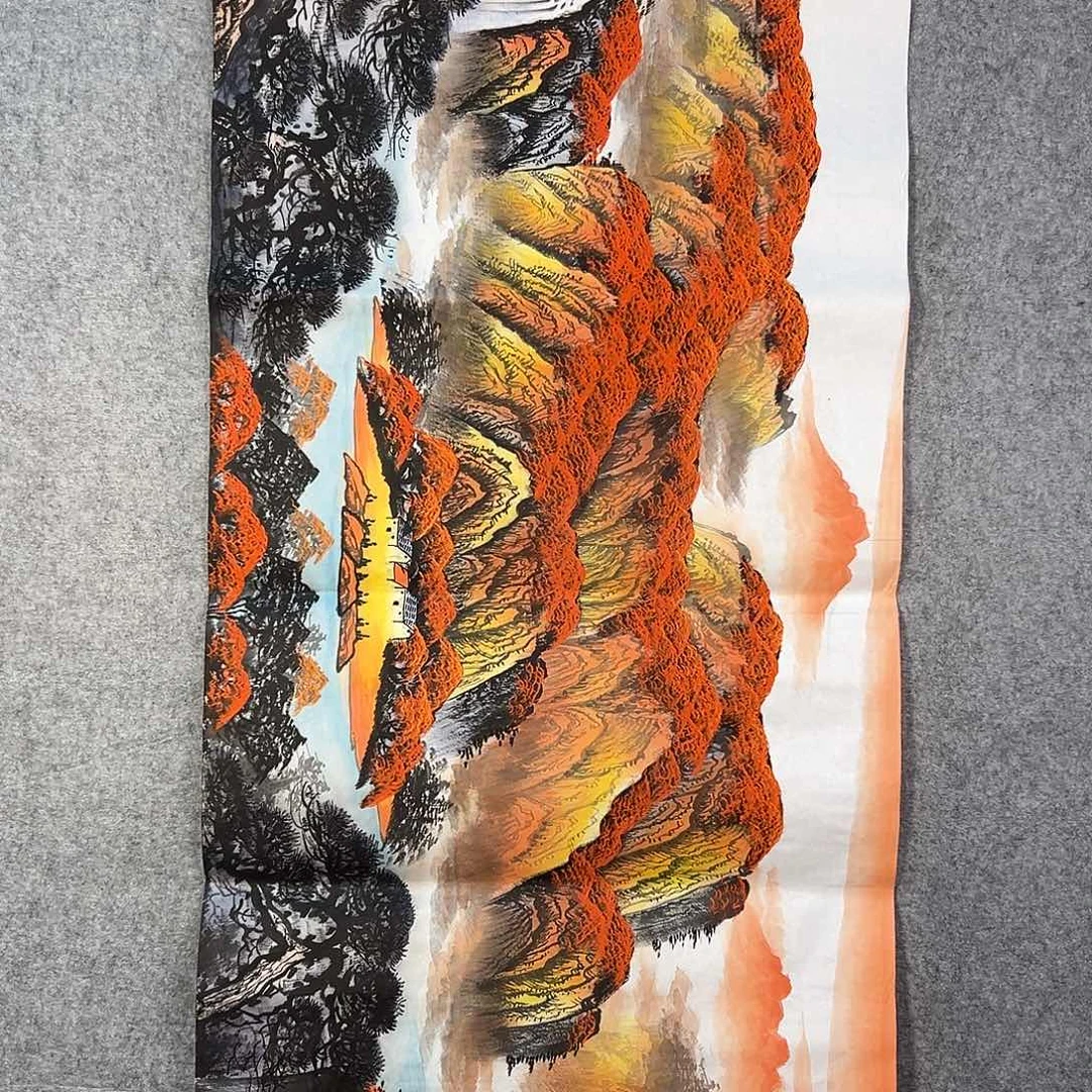 国画673 牡丹等植物生长于这里生长
