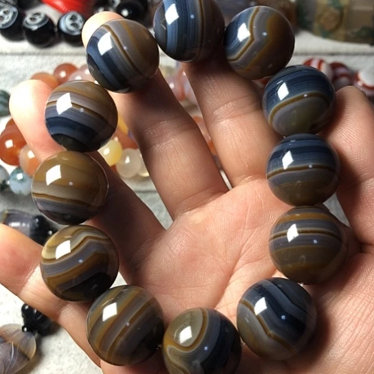 5***1玛瑙/玉髓未镶嵌手串