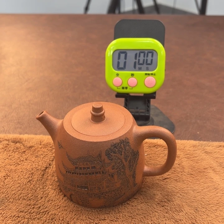 大***猴紫砂茶壶宜兴原矿沉香