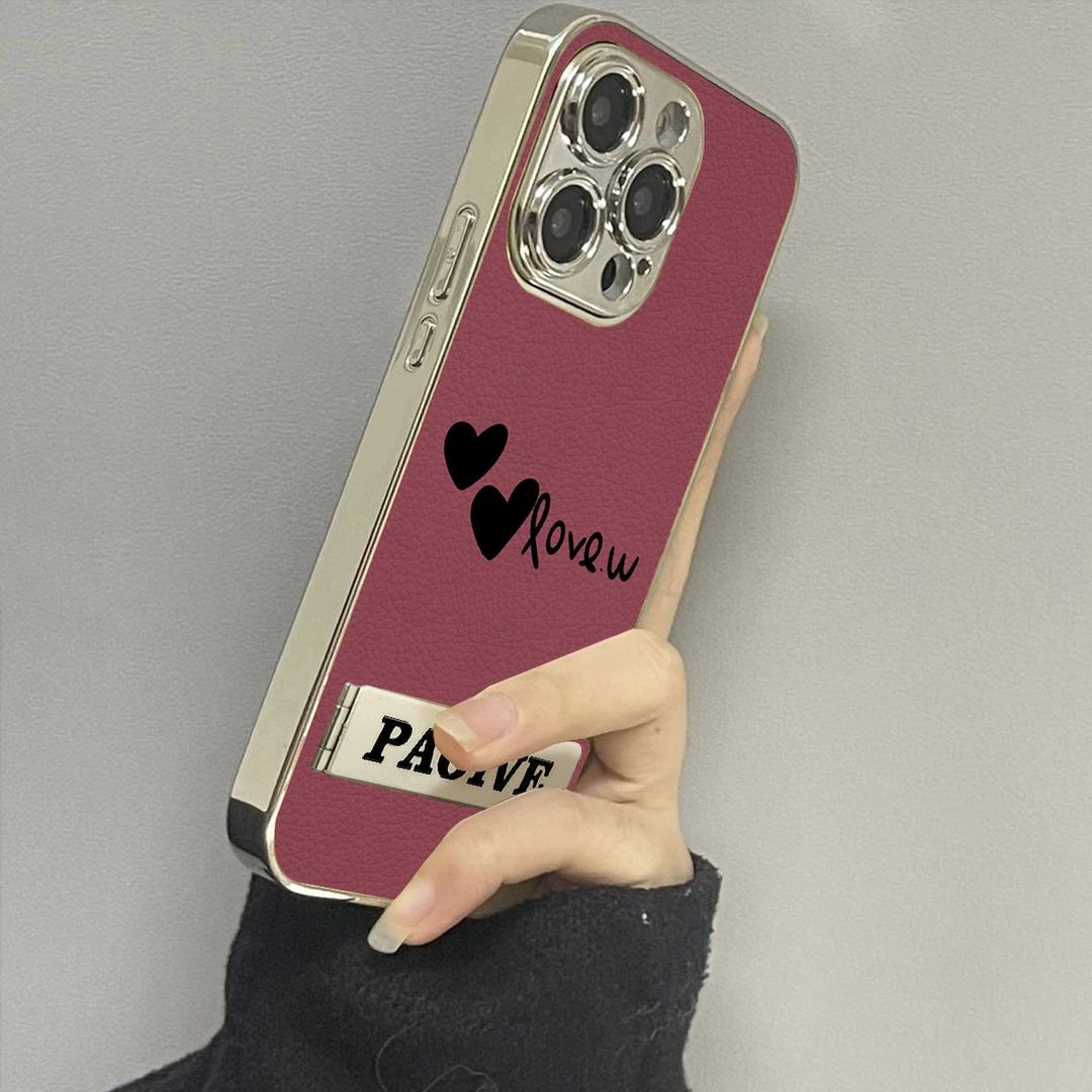 情侣爱心适用苹果16ProMax手机壳iPhone华为OPPO小米vivo贴皮套