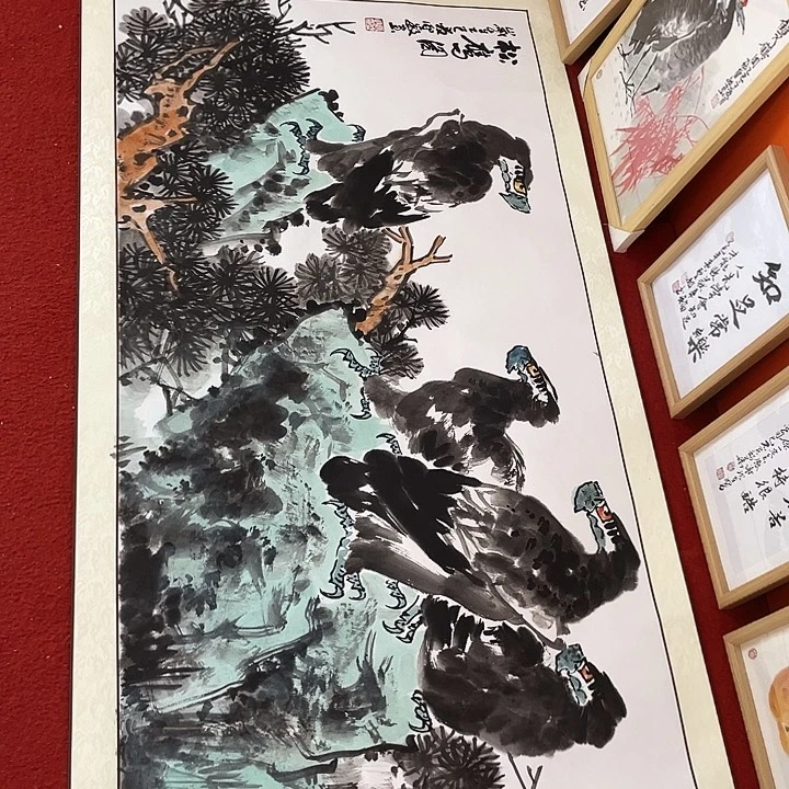 国画张圣敏先生纯手绘作品