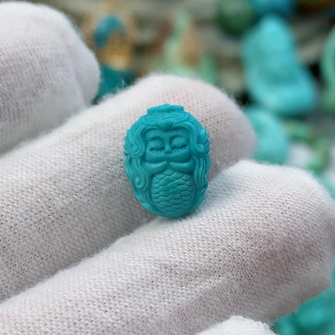 绿松石珠宝奇石未镶嵌