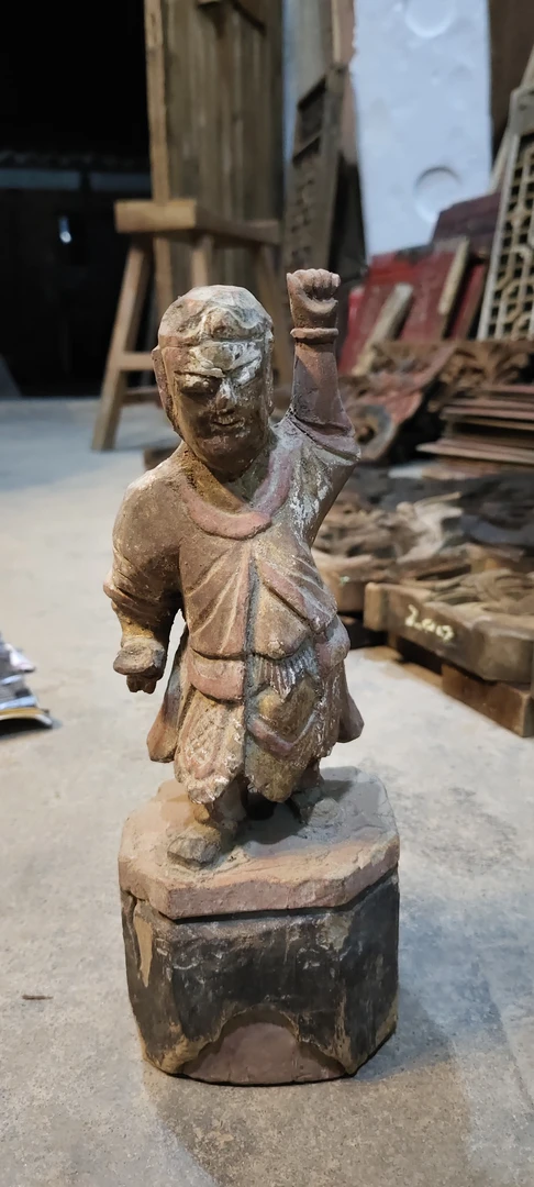 木雕任务摆件老物件