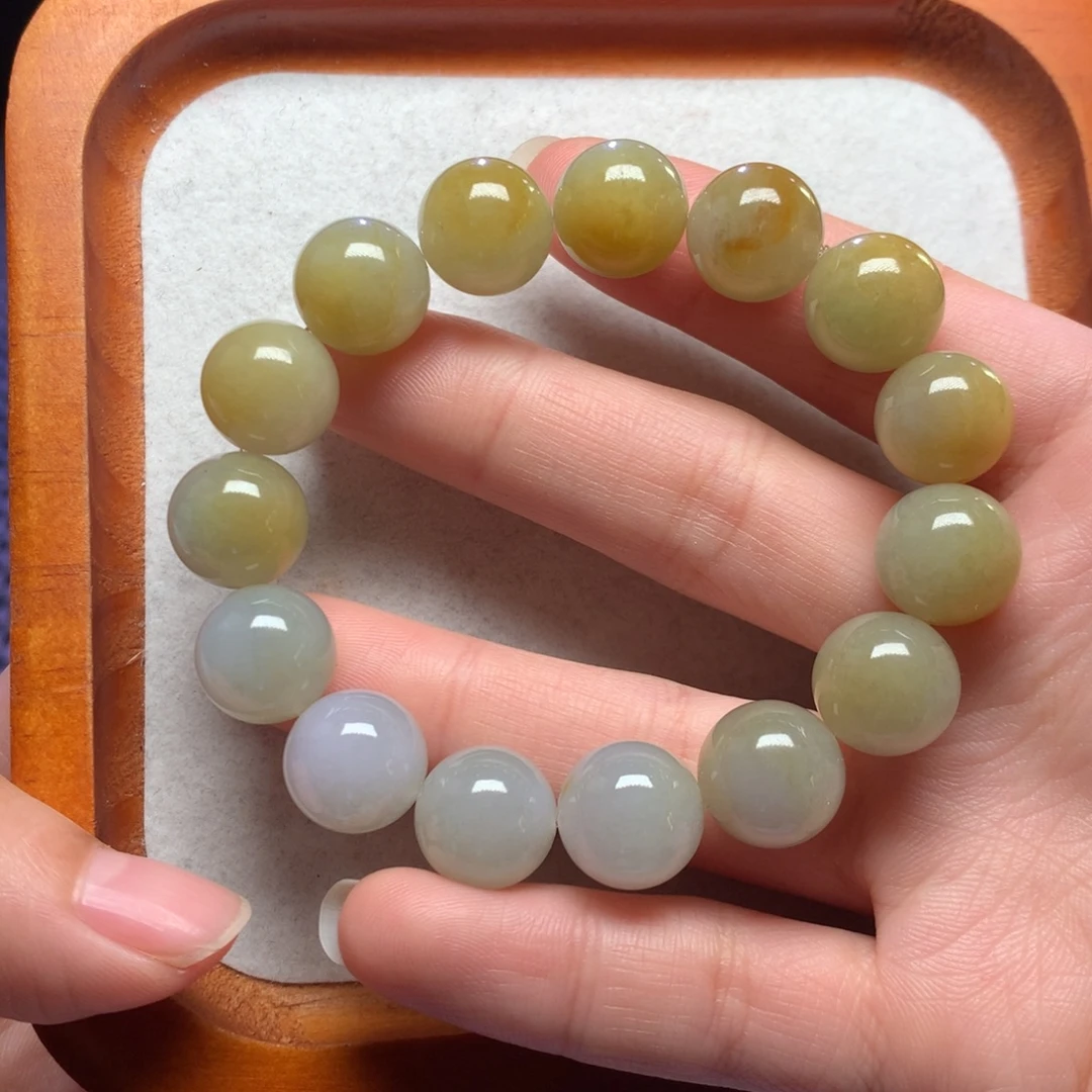 翡翠未镶嵌手串糯种