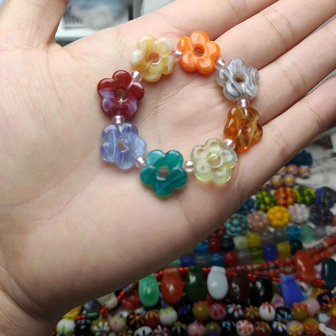 琉璃非金属小花花2元一颗