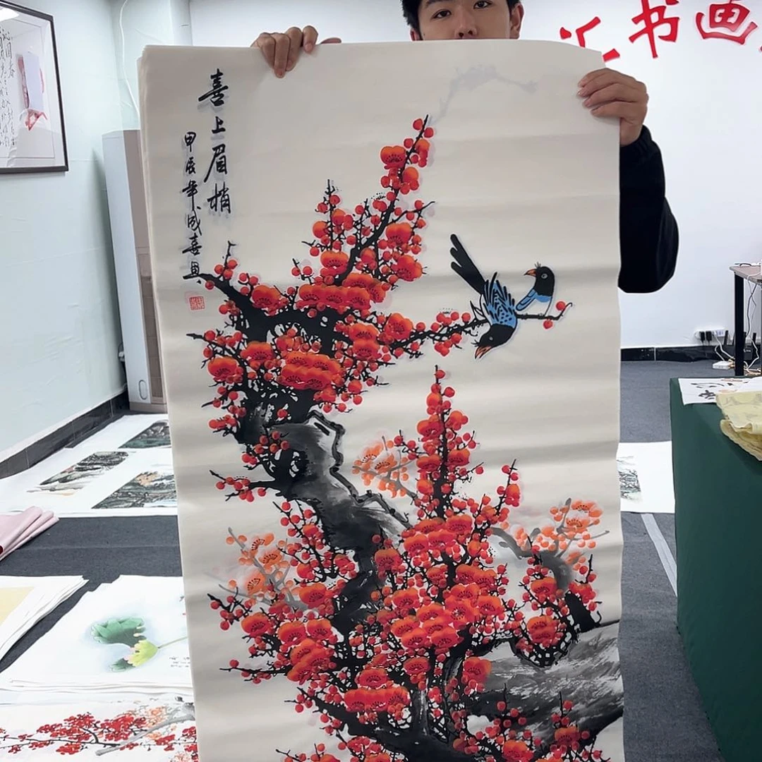 国画宣纸国画纯手绘作品