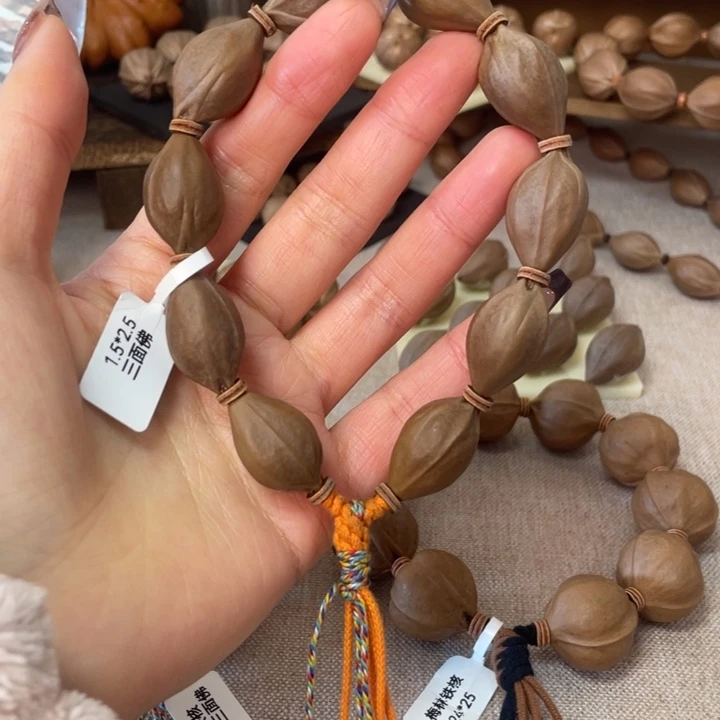 手串/手链橄榄核梅林铁核15.25头货三面佛