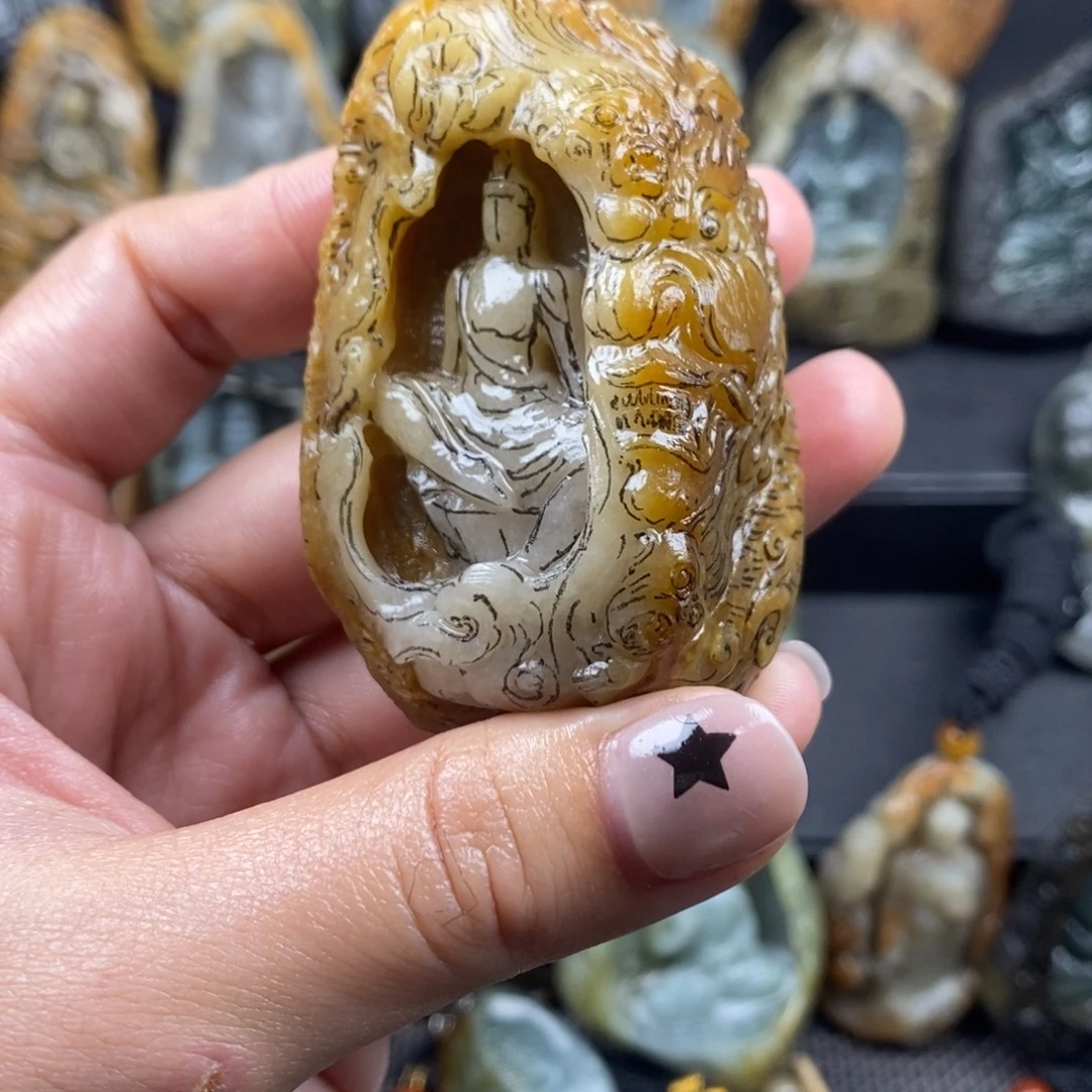 定制翡翠未镶嵌定制挂件专属链接