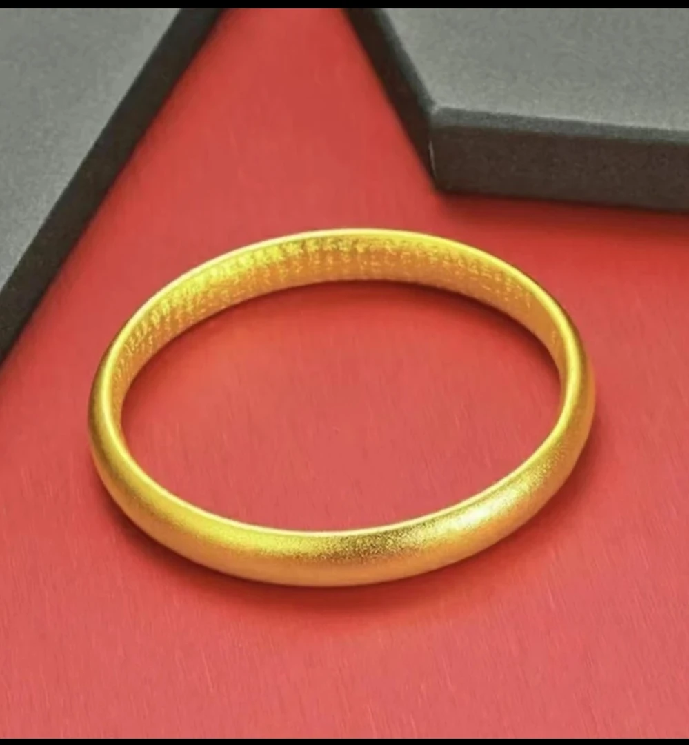 合金手镯 古法心经女款百搭时尚精美经典素圈