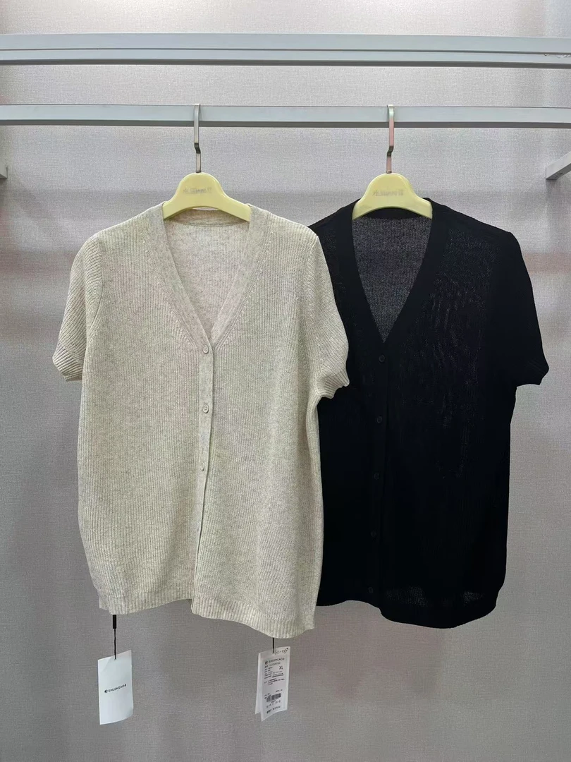 水淼2025春夏新品毛织开衫0704
