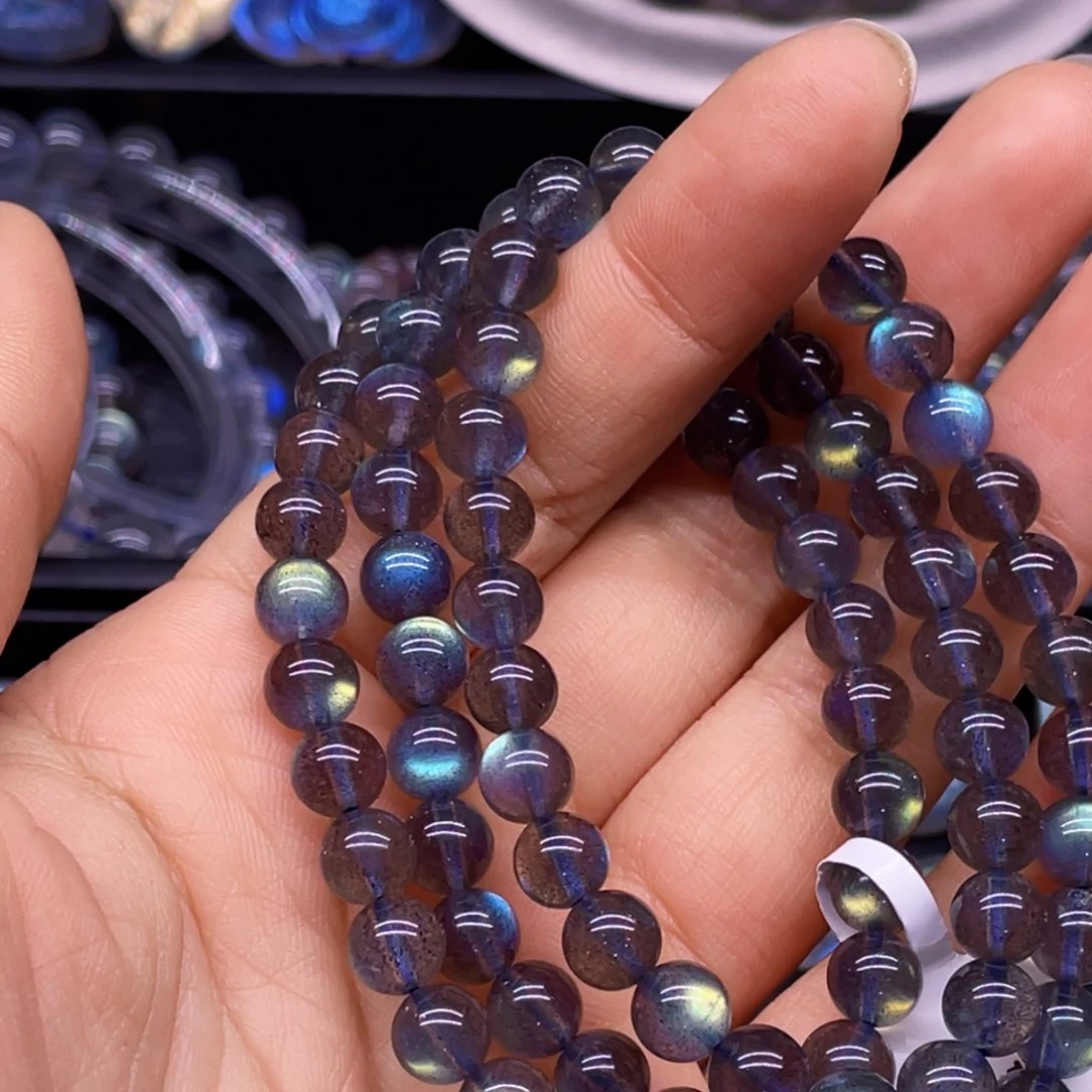 长石手串未镶嵌࿐****6,5左右