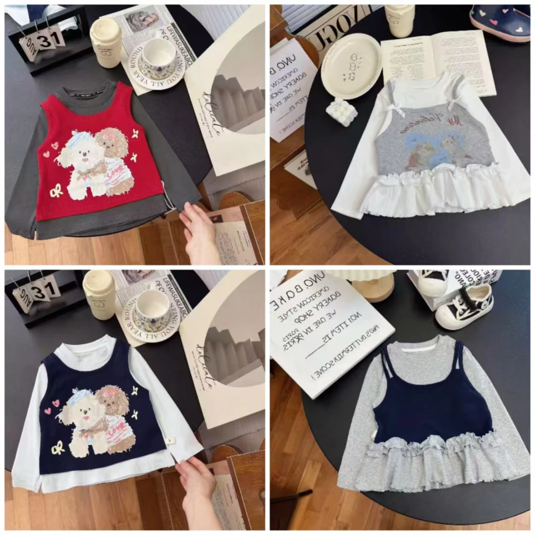 【2401-2600】实体品质女童T恤上衣  裤子 外套