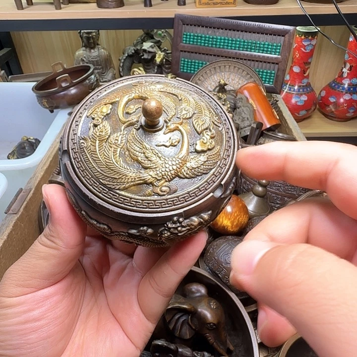 铜器办公室茶室摆件