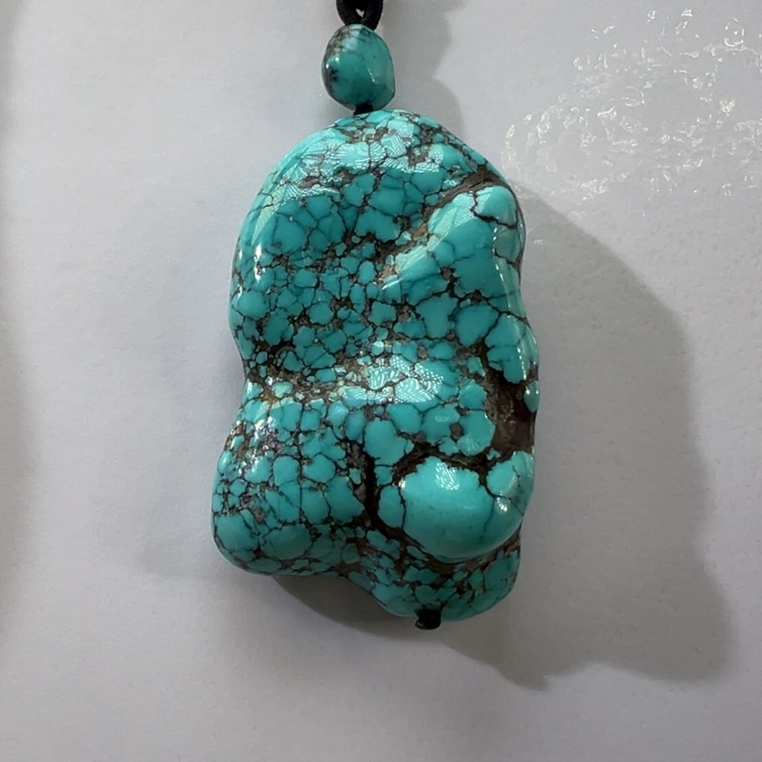 绿松石未镶嵌挂件